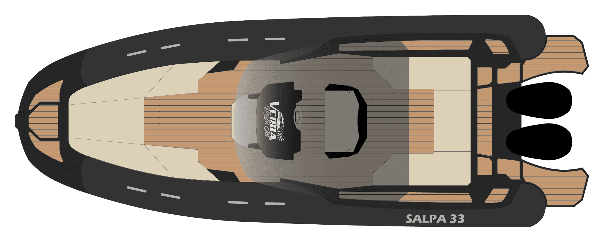 Imbarcazione Salpa 33 Nero